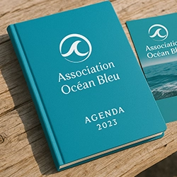 Agendas cosidas personalizadas