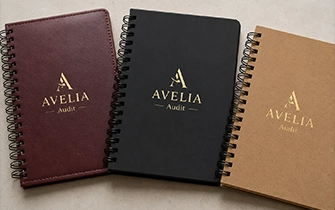 Cubiertas flexible y rígida con plastificado para agenda con espiral