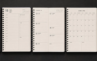 Páginas anuales, semanales y directorio para agenda