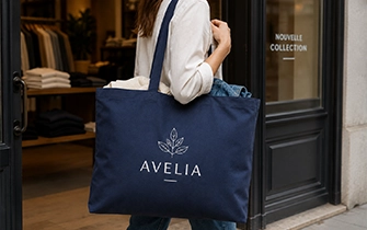 Bolsa tote gran formato compra voluminosa tienda de moda