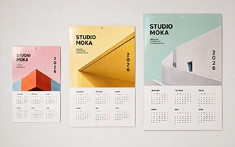 Formatos A2 A3 A4 para calendario contracolado mural