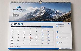 12 imágenes mensuales personalizadas calendario de pared