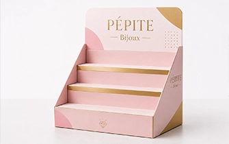 Expositor de mostrador countertop para caja y zona de compra por impulso