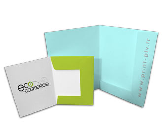 carpeta con solapas