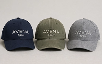 Gorras materiales algodón clásico mezclado poliéster técnico orgánico