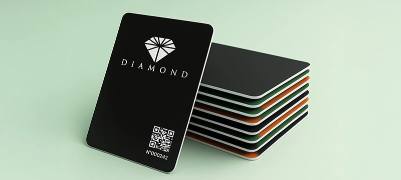 Tarjetas PVC de fidelidad y de socio impresas
