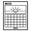 Multihojas o calendario de pared cartonado