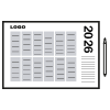 Formato A3 vade de sobremesa para escritorio estándar