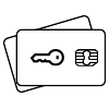 llave tarjeta con chip