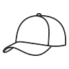 Gorra de béisbol de 6 paneles