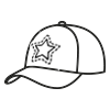 Gorra con bordado a máquina
