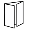 pliegue ventana para tríptico