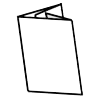 pliegue ventana para folleto multi pliegues