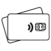 credencial PVC con chip para control de acceso RFID NFC