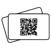tarjeta de fidelización PVC con QR dinámico