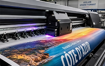 Impresión digital de gran formato para stand de feria