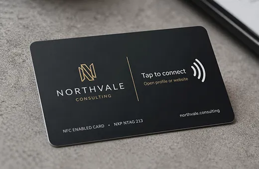 Tarjeta PVC NFC NTAG compatible con smartphones Android y iPhone