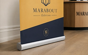 Roll up económico de 85×200 cm con casete de aluminio estándar