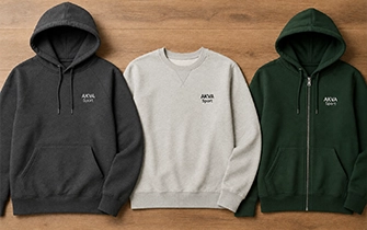 Sudaderas cortes cuello redondo capucha media cremallera estilos