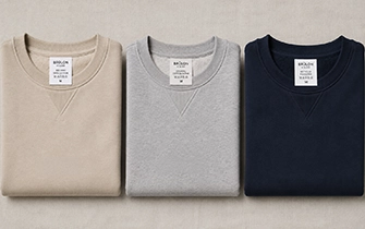 Sudaderas materiales algodón clásico orgánico GOTS mezclado calidades