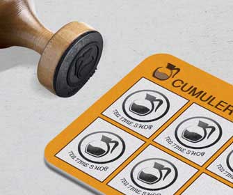 tarjeta de fidelidad para sellar