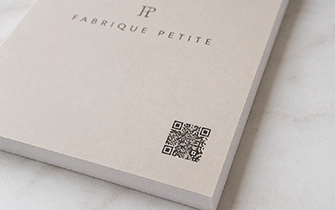 Código QR integrado en bloc post-it personalizado