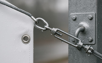 Pulpos tensores y cables para ajuste de tensión de lona