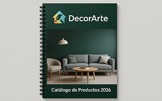 Catálogo de productos con encuadernación wire-o