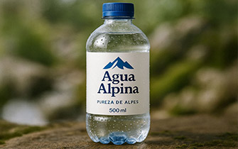 Etiqueta para botella impermeable resistente al agua