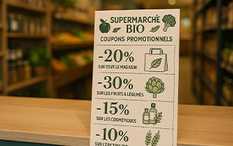 Flyer a medida con cupones desprendibles y numeración de seguimiento