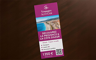 Flyer A4 promocional para captación y tráfico en tienda