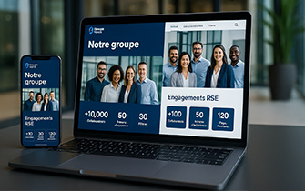 Folleto corporativo online