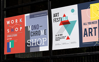 Formatos pequeños A4 A3 carteles publicitarios punto de venta