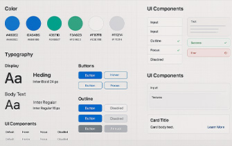 Identidad UI y declinaciones de marca para el digital