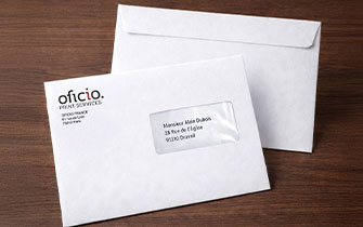Sobres mecanizables personalizados para correspondencia recurrente