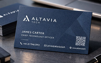 Tarjeta de visita premium para empresa