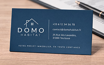 Tarjeta de visita premium para agentes inmobiliarios