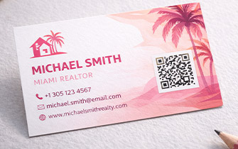 Tarjeta de visita premium con QR code integrado